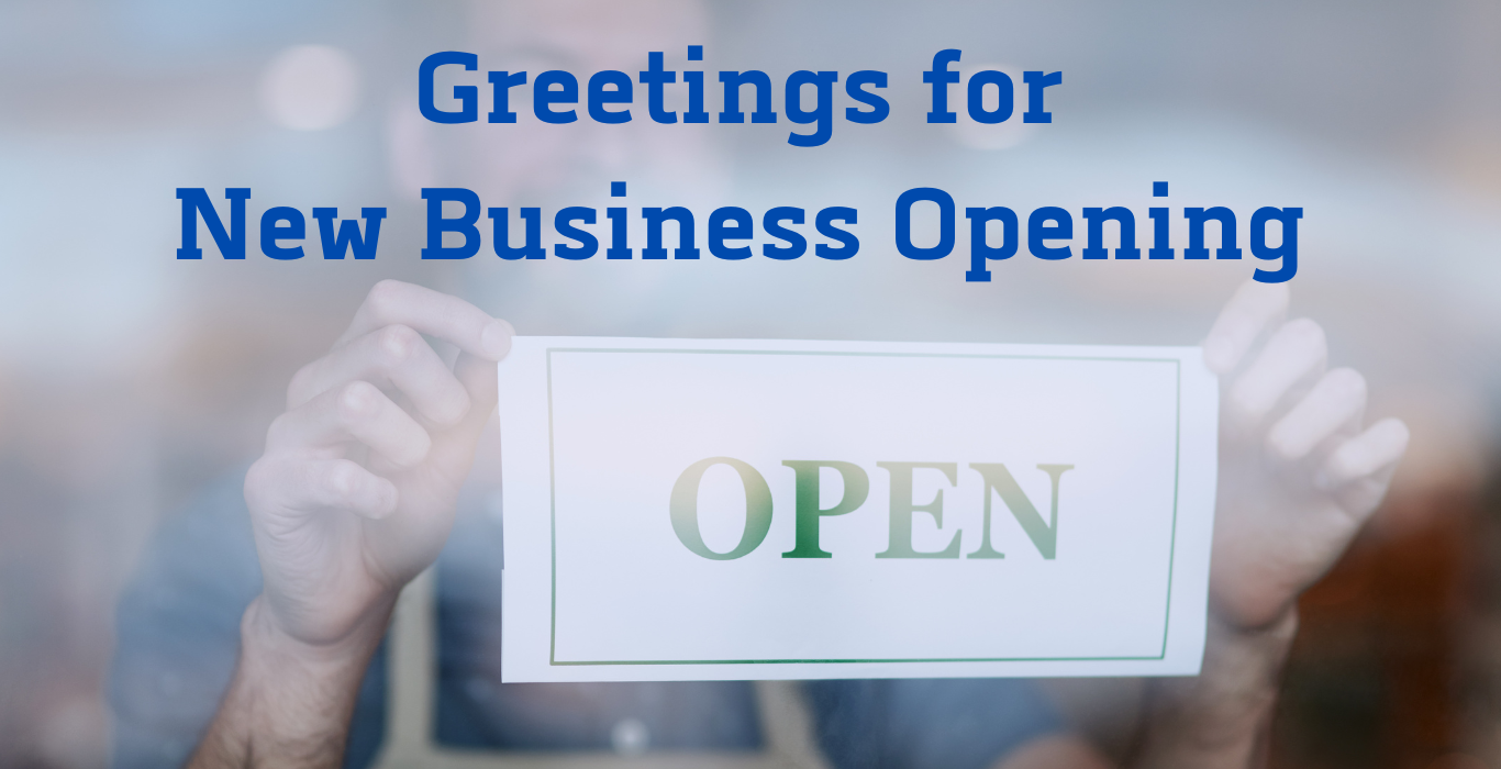 Greetings for New Business Opening