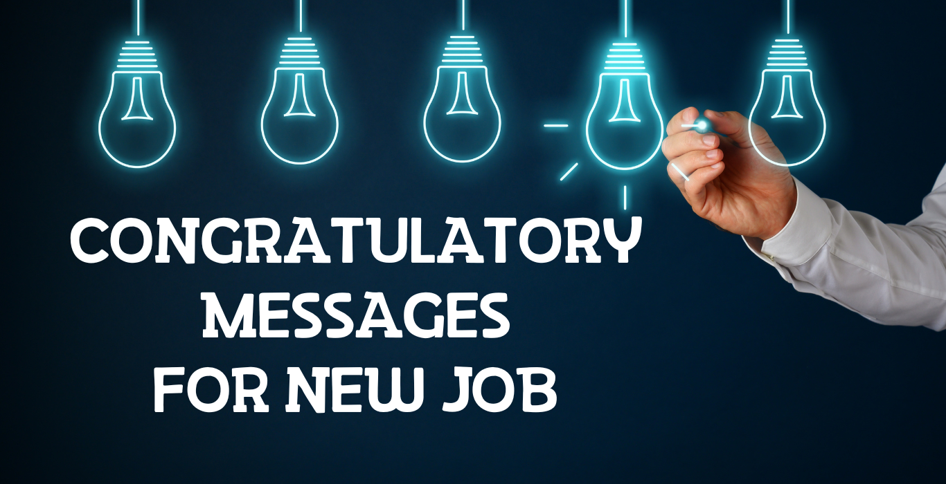 congratulatory messages for new job